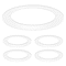 Luxrite Goof Trim Ring for 4 Inch Ceiling Lightss Outer Diameter 5.75" Inner Diameter 4.25" Metal 4-Pack LR41021-4PK - alternate 1